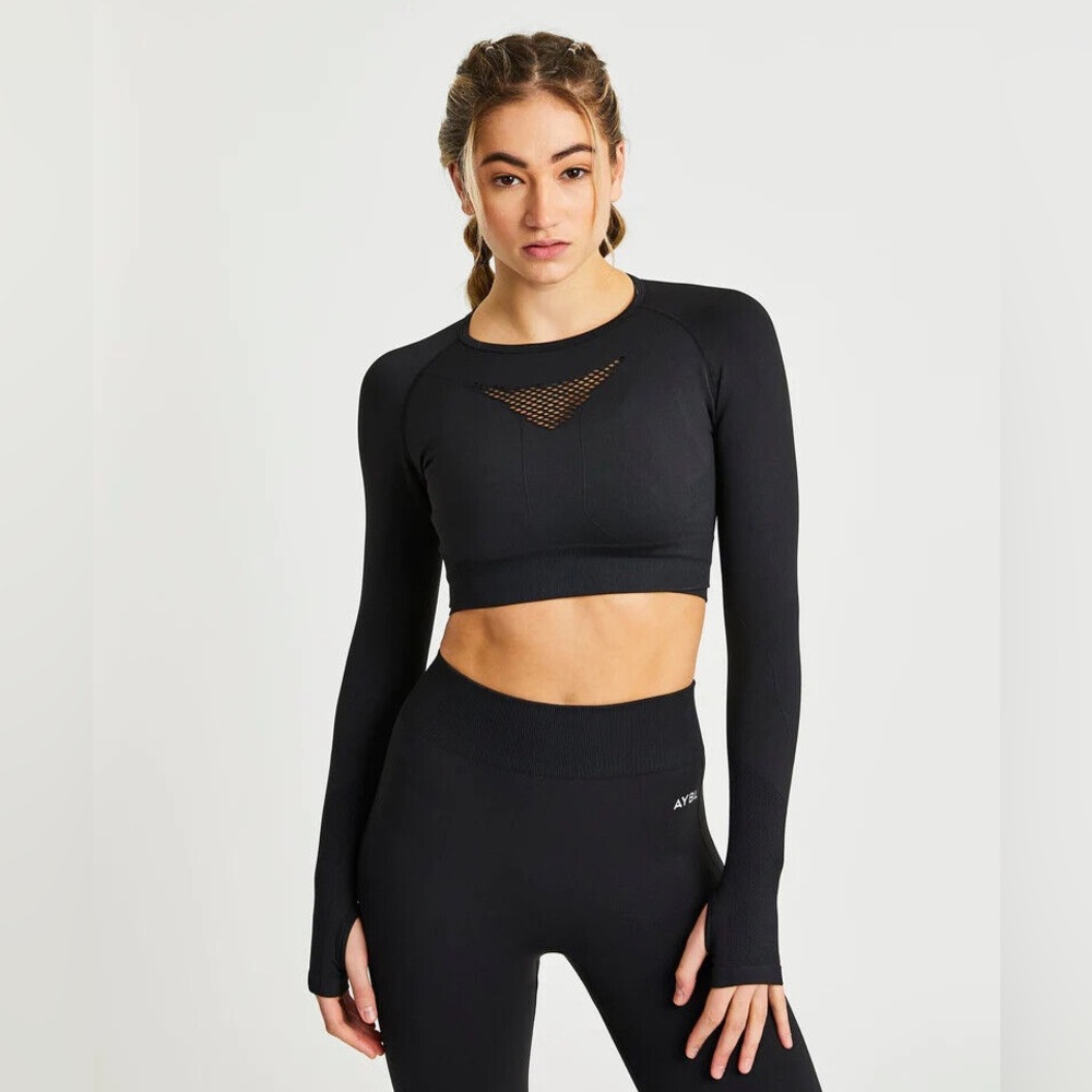 AYBL Seamless Long Sleeve Crop Top